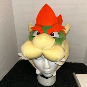 Nintendo Super Mario Bros Bowser Plush Hat Costume 2018